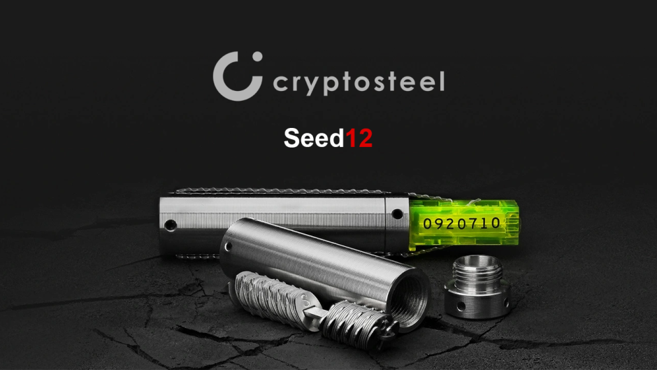 Огляд Cryptosteel Seed12: сучасний металевий планшет для надійного зберігання 12-слівних seed-фраз