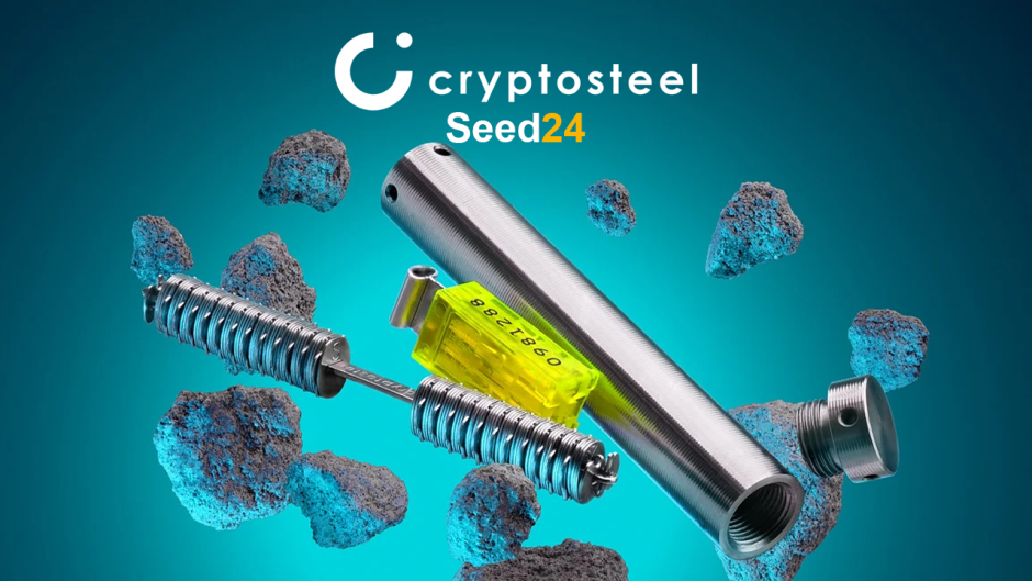 Огляд Cryptosteel Seed24: нове покоління металевого сховища для 24-слівних seed-фраз