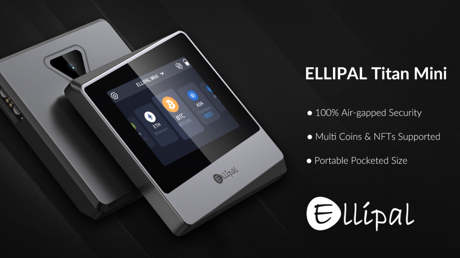 ELLIPAL Titan Mini Cold Wallet – компактний апаратний криптогаманець із Air-Gapped захистом